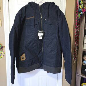 Navy Blue Wrangler Riggs Work Coat NEW with Tags Size XXL